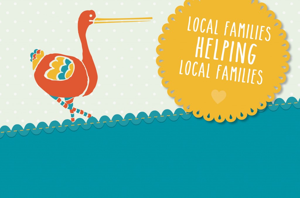 Donate Baby Items Stripey Stork