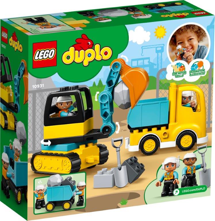 Lego Duplo Truck & Tracked Excavator