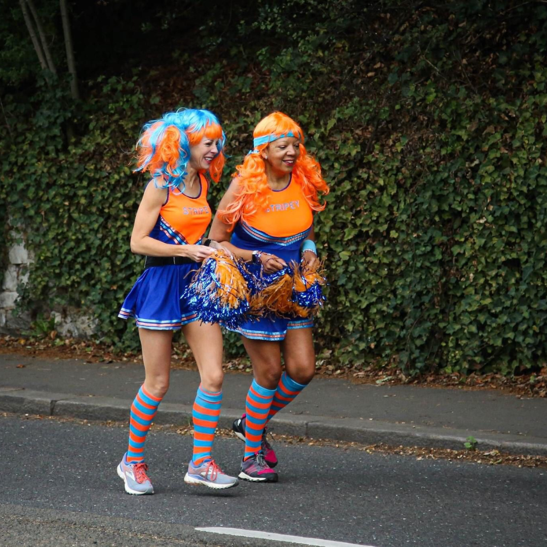 Sam and Jackie running Run Reigate 2022