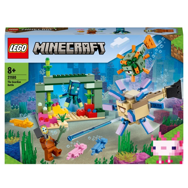 Lego Minecraft Guardian Battle