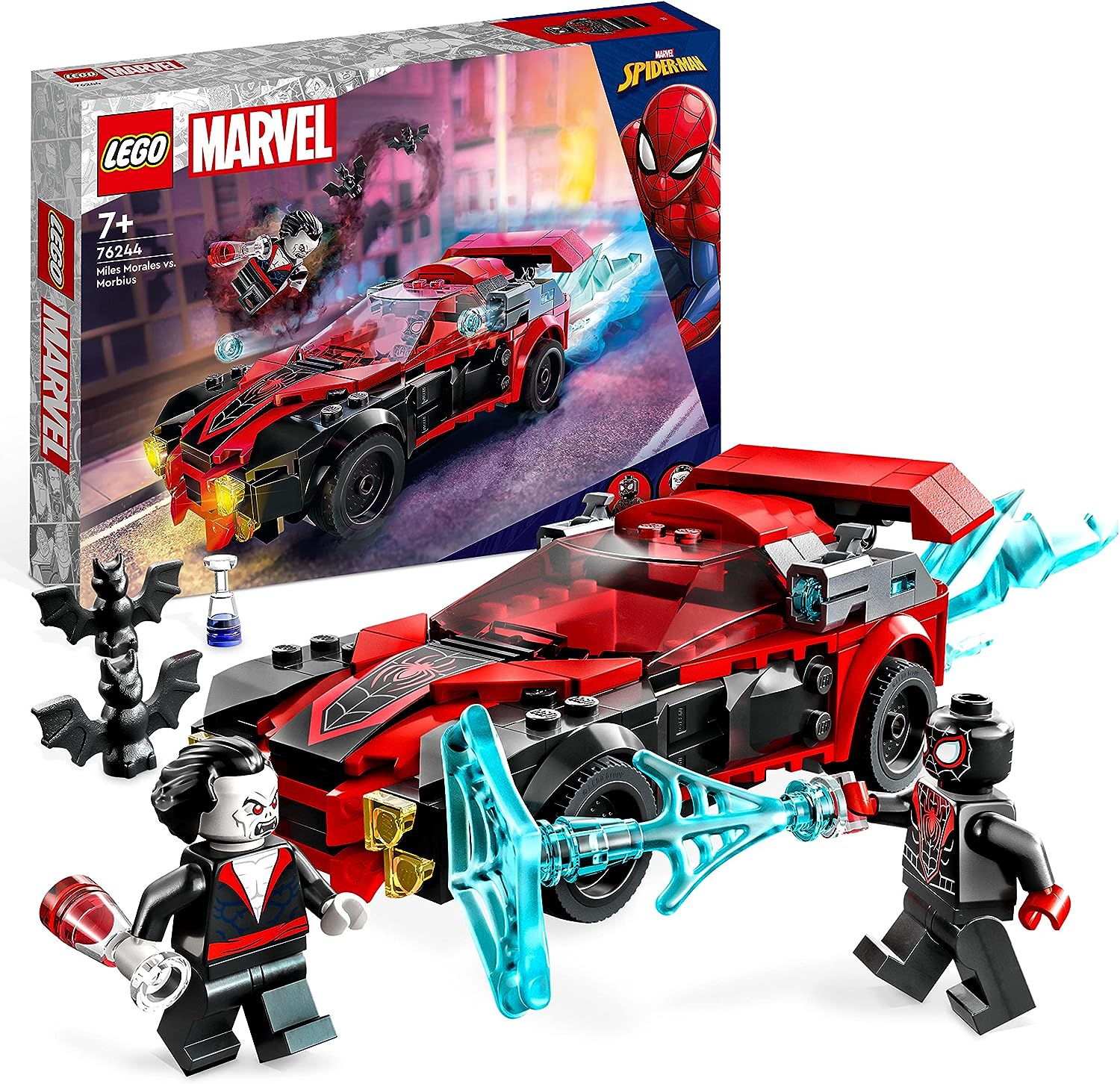 Lego Spideman Miles Morales vs Morbius