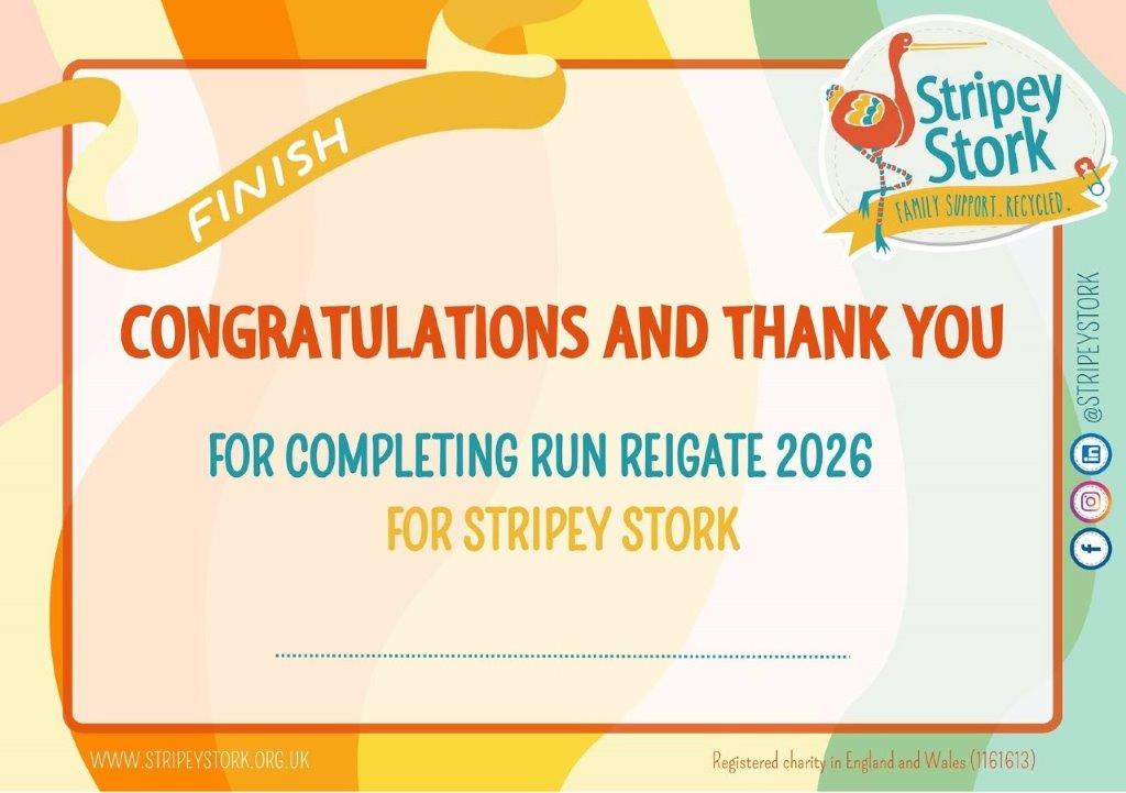 Run Reigate 2026 Certificate